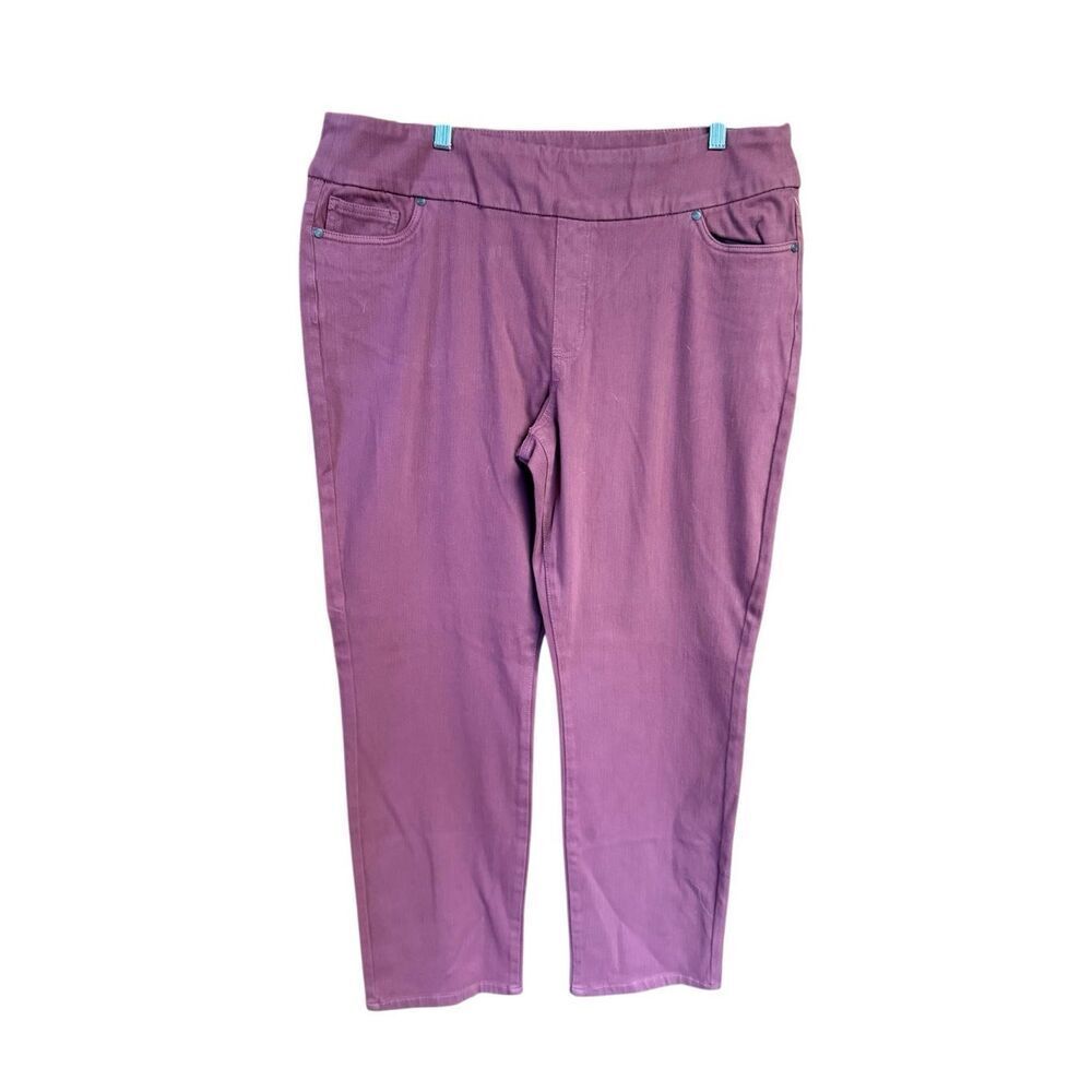 Coldwater Creek Burnt Red  Pull on pants  Sz 18 NWT